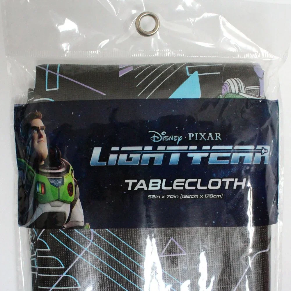 2 Disney Pixar Lightyear Themed Tablecloths 52 in x 70 in for Party Fun
